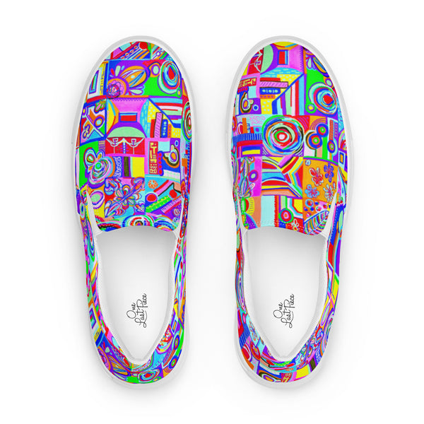 Square Life - Men’s slip-on canvas shoes