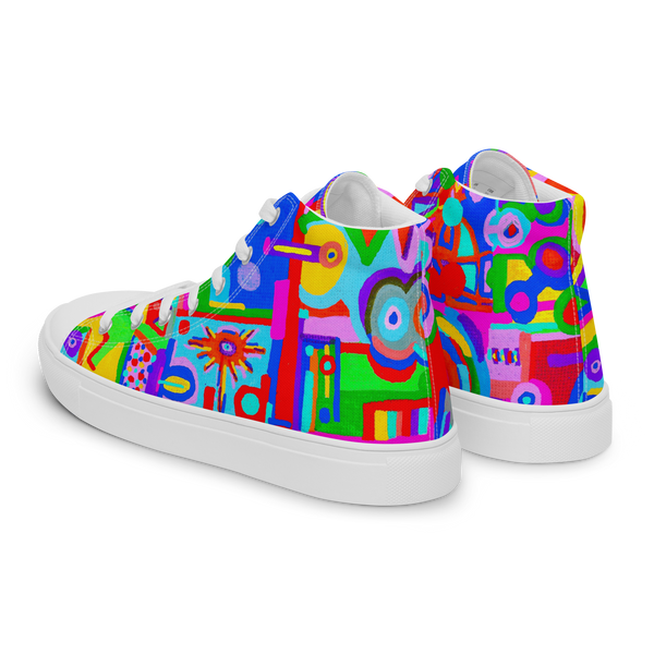 Get It How You Live It- Women’s High Top Canvas Shoes