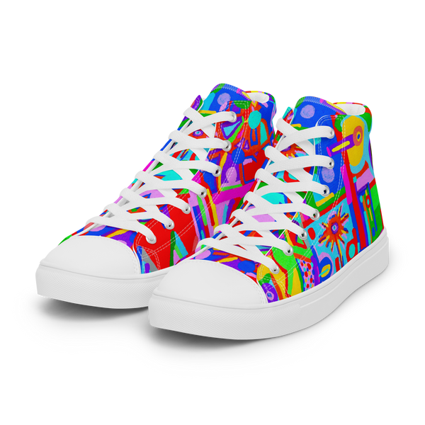 Get It How You Live It- Women’s High Top Canvas Shoes