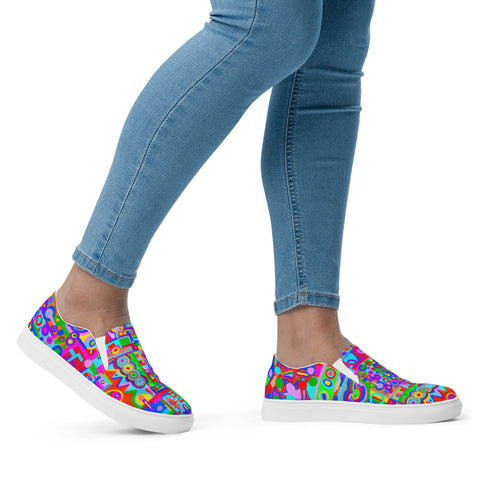 Get It How You Live It - Women’s Slip-on Canvas Shoes