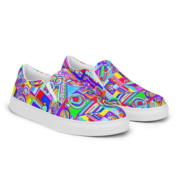 Square Life - Women’s Slip-on Canvas Shoes
